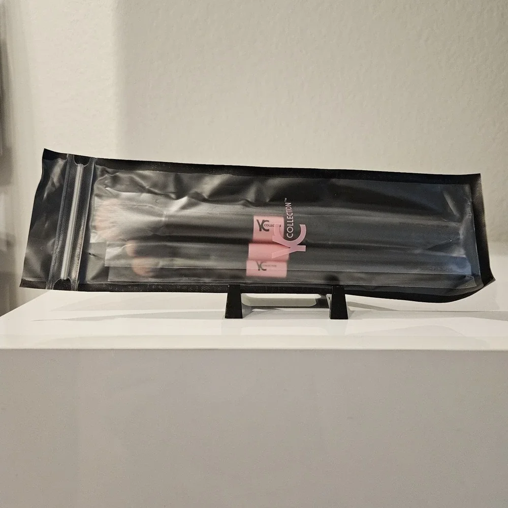 YCollection 3 Set Brushes Makeup Brushes Black And Pink